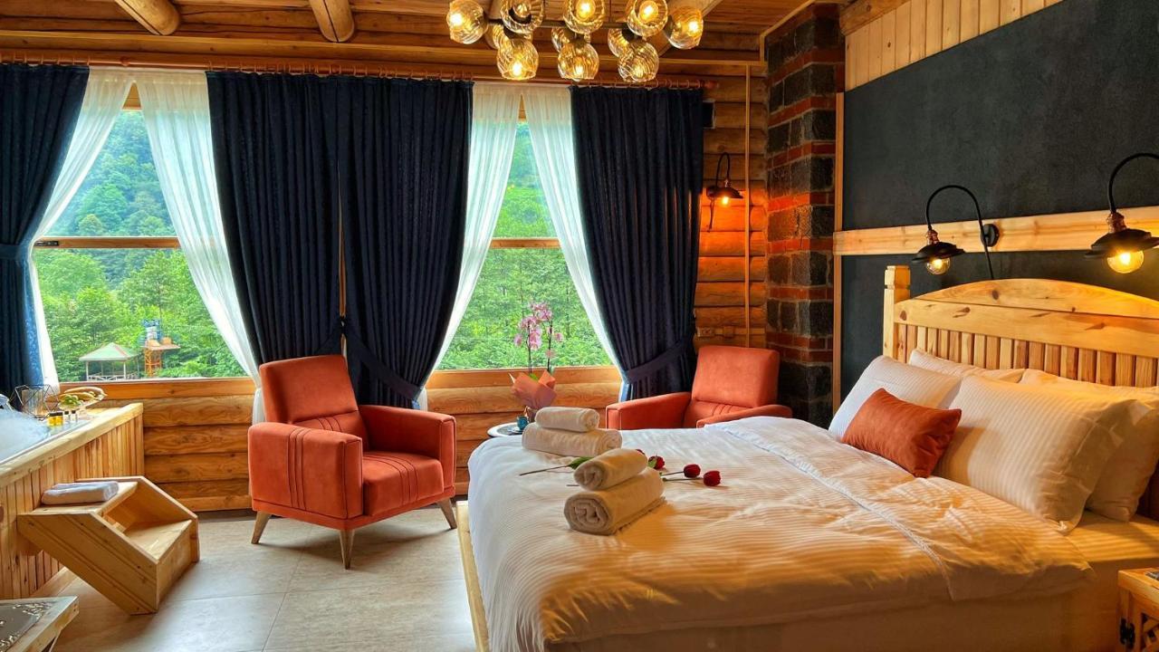 Bed and Breakfast Heaven Vip Wooden Palace Ardeşen Exterior foto